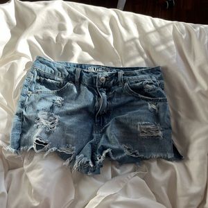 denim shorts
